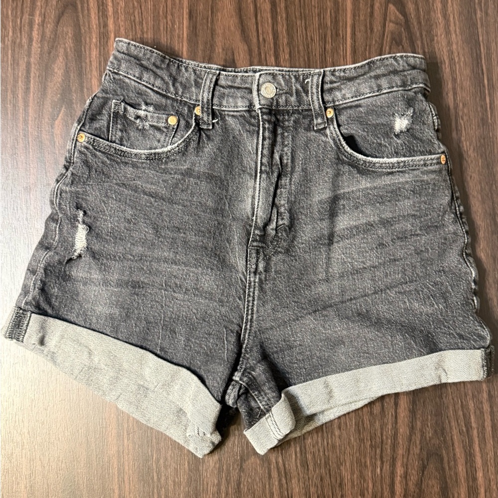 H&M Charcoal Jean Shorts